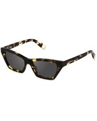 Furla - Sfu777 05Aw Sunglasses Acetate Smoke Cat Eye Normal - Lyst