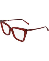 KARL LAGERFELD - Kl6216 600 Optical Frames Acetate Squared Normal - Lyst