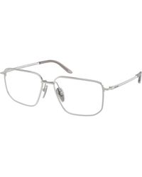 Prada - Pr C52V 1Bc1O1 Optical Frames Metal Squared Normal - Lyst