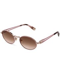 Furla - Sfub30 0F38 Sunglasses Metal Geometric Normal Nuanced - Lyst