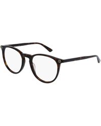 Gucci - Gg0027O 002 Optical Frames Plastic Transparent Round - Lyst