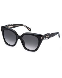 Just Cavalli - Sjc172 700 Sunglasses Acetate Smoke Butterfly Normal Nuanced - Lyst