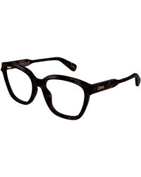 Chloé - Ch0265O 002 Optical Frames Acetate Transparent Round - Lyst
