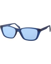 Italia Independent - 5918 Blu/Azzurro Outlet Sunglasses Acetate Light Squared Polarized - Lyst