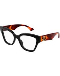Gucci - Gg1424O 007 Optical Frames Acetate Geometric - Lyst