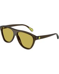 Moncler - Me6025U Incline 304382 Sunglasses Acetate Pilot Normal - Lyst