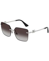 Dolce & Gabbana - Dg2332B 05/8G Sunglasses Metal Squared Normal Nuanced - Lyst
