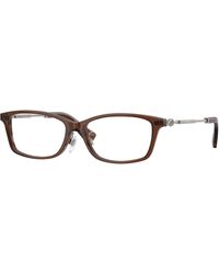 Burberry - Be2414D 4245 Optical Frames Acetate Transparent Squared Normal - Lyst