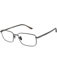 Giorgio Armani - Ar5133 3259 Optical Frames Steel Transparent Squared Normal - Lyst