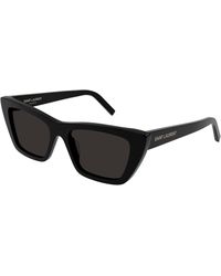 Saint Laurent - Sl 276 Mica 032 Sunglasses Acetate Squared Normal - Lyst