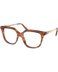 Swarovski - Sk2059 1091 Optical Frames Acetate Transparent Squared Normal - Lyst