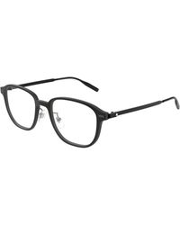 Montblanc - Mb0466Oa 001 Optical Frames Injected Transparent Geometric - Lyst