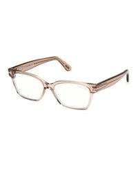 Tom Ford - Ft6171-B 45 Optical Frames Acetate Squared Normal - Lyst