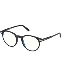 Tom Ford - Ft5695-B 2 Optical Frames Acetate Round Normal - Lyst