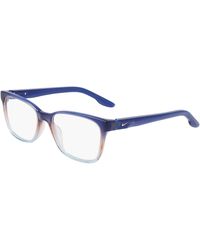 Nike - 7177 407 Optical Frames Acetate Squared Normal - Lyst