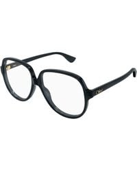Chloé - Ch0391O 001 Optical Frames Acetate Transparent Squared - Lyst