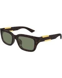 Bottega Veneta - Bv1453Sa 003 Sunglasses Bio-Injected Squared - Lyst