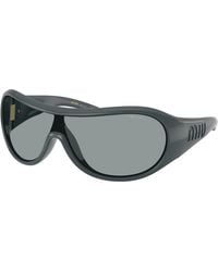 Miu Miu - Mu B14Su 25N70M Sunglasses Injected Geometric Normal - Lyst