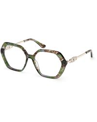 Guess - Gu50317 098 Optical Frames Acetate Geometric Normal - Lyst