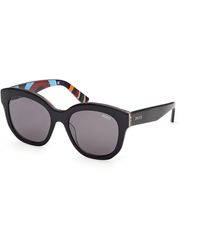 PUCCI - Ep0254 05A Sunglasses Acetate Smoke Geometric Normal - Lyst