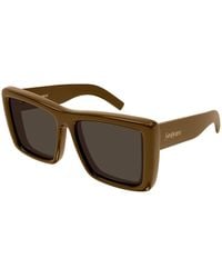 Saint Laurent - Sl 900 Howl 006 Sunglasses Bio-Injected Squared - Lyst