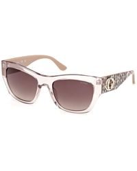 Guess - Gu00363 57F Sunglasses Injected Squared Normal - Lyst