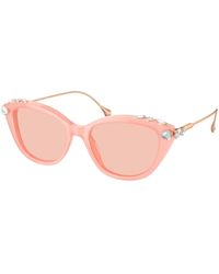 Swarovski - Sk6010 1041/5 Sunglasses Acetate Cat Eye Normal - Lyst