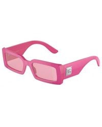 Dolce & Gabbana - Dg4416 33794Z Sunglasses Plastic Squared Mirror - Lyst