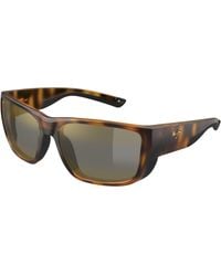 Maui Jim - Mj0896S 003 Occhiali Da Sole Iniettato Bronzo Squadrata - Lyst