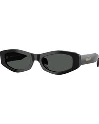 Versace - Ve4487 Gb1/87 Sunglasses Acetate Geometric Normal - Lyst