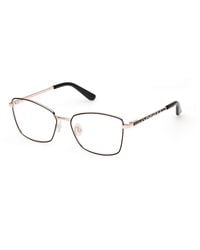 Guess - Gu50170 002 Optical Frames Metal Squared Normal - Lyst