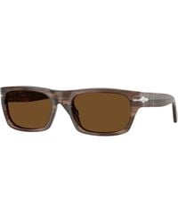 Persol - Po3398S 120857 Sunglasses Acetate Squared Polarized - Lyst