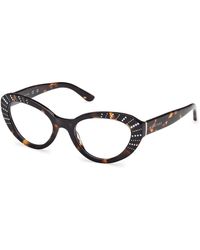 Guess - Gm50035 052 Optical Frames Acetate Round Normal - Lyst