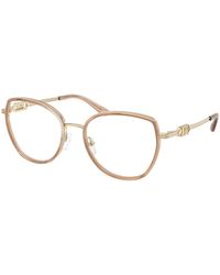 Michael Kors - Mk3101 Kiawah 4051 Optical Frames Metal Transparent Round Normal - Lyst