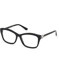 Guess - Gm50050 001 Optical Frames Acetate Squared Normal - Lyst