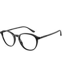 Giorgio Armani - Ar7237 5001 Optical Frames Acetate Transparent Pantos Normal - Lyst