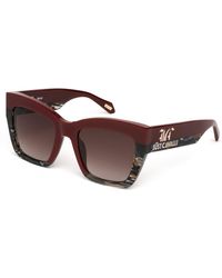 Just Cavalli - Sjc102V 09Fh Sunglasses Acetate Squared Normal Shaded - Lyst