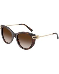Tiffany & Co. - Tf4232 80153B Sunglasses Acetate Butterfly Normal Shaded - Lyst