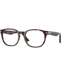 Persol - Po3283V 24 Optical Frames Acetate Transparent Round Normal - Lyst