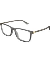 Montblanc - Mb0437O 003 Optical Frames Acetate Transparent Squared - Lyst
