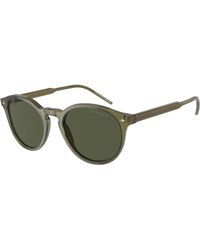 Giorgio Armani - Ar8211 607452 Sunglasses Acetate Pantos Normal Anti-Glare - Lyst