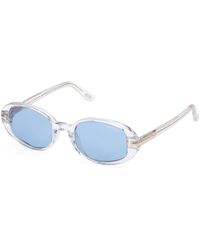 Tom Ford - Ft1364 Iggy 26V Sunglasses Acetate Round Normal - Lyst