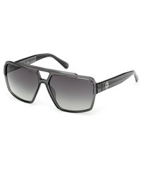 Guess - Gu00223 20B Sunglasses Injected Smoke Squared Normal - Lyst