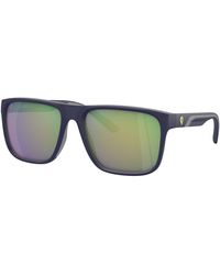 FERRARI SCUDERIA - Fz6002U 510/3R Sunglasses Injected Squared Normal Mirror - Lyst