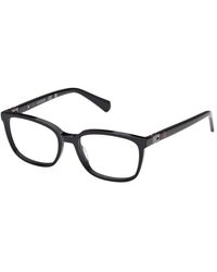 Guess - Gu50144 001 Optical Frames Acetate Squared Normal - Lyst