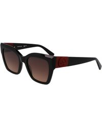 Longchamp - Lo762S 001 Sunglasses Acetate Squared Normal - Lyst
