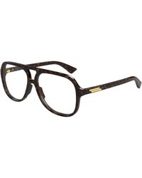 Bottega Veneta - Bv1417O Havana Pilot Frames - Lyst