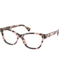 Ralph Lauren - Ra7195U 6058 Optical Frames Acetate Transparent Squared Normal - Lyst