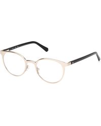 Guess - Gu50192 032 Optical Frames Metal Round Normal - Lyst