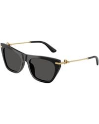Dolce & Gabbana - Dg4511 501/87 Sunglasses Acetate Squared Normal - Lyst